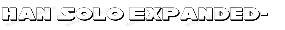 Han Solo Expanded字体转换
